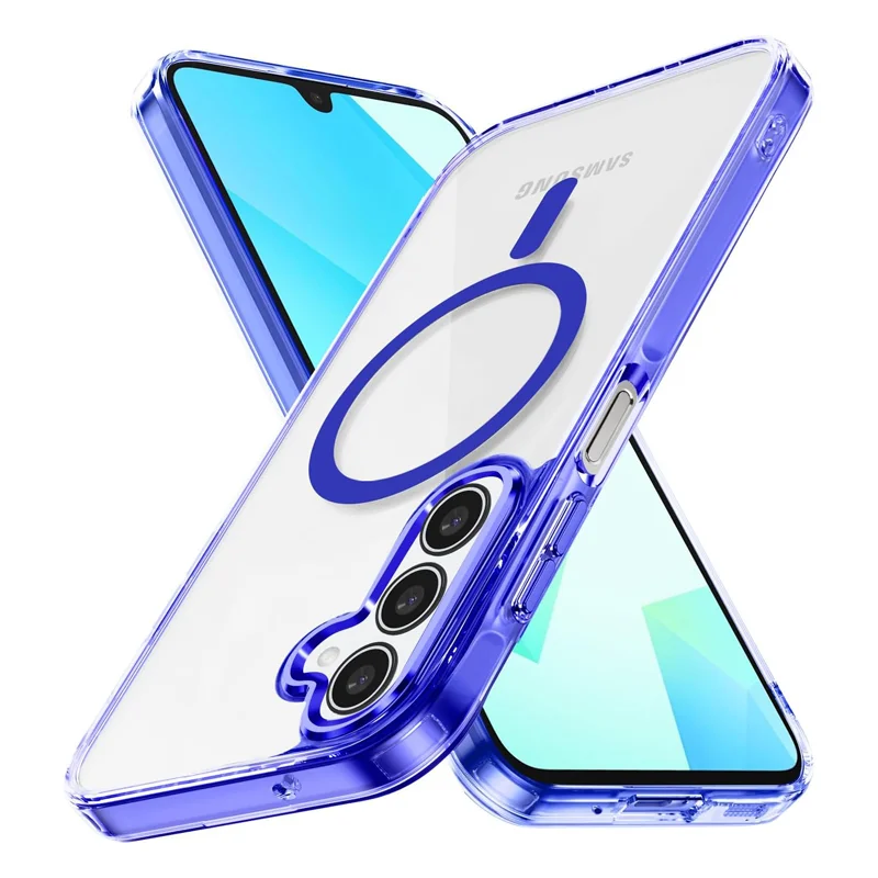 For-Samsung-Galaxy-A56-MagSafe-Magnetic-Cover-with-HaloLock-Shockproof-Clear-Protective-Case-Blue-5 Samsung Galaxy A36 MagSafe Magnetic Cover HaloLock Shockproof Clear Case Blue - Image 1