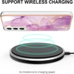 Samsung Galaxy S23 Plus Marble Purple Slim Case - Image 2