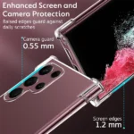 Samsung Galaxy S22 Ultra Clear Shockproof Gel Case - Image 5