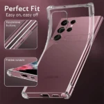 Samsung Galaxy S22 Ultra Clear Shockproof Gel Case - Image 2