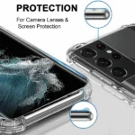 Samsung Galaxy S22 Ultra Clear Shockproof Gel Case - Image 4