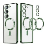 Samsung Galaxy S23 Plus MagSafe HaloLock Clear Case – Green