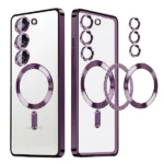 Samsung Galaxy S23 MagSafe HaloLock Clear Case – Purple