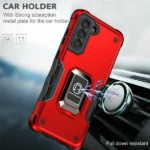 For Samsung Galaxy S23 Plus Magnetic Ring Rugged Shockproof Case (Black) - Image 4