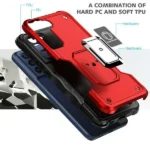 For Samsung Galaxy S23 Plus Magnetic Ring Rugged Shockproof Case (Black) - Image 3