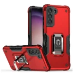 Samsung Galaxy S23 Plus Magnetic Ring Rugged Shockproof Case – Red