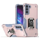 Samsung Galaxy S23 Plus Magnetic Ring Rugged Shockproof Case – Rose Gold