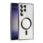 Samsung Galaxy S23 Ultra MagSafe HaloLock Clear Case – Black