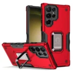 Samsung Galaxy S23 Ultra Magnetic Ring Rugged Case – Red