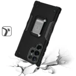 Samsung Galaxy S23 Ultra Magnetic Ring Rugged Case – Red - Image 4
