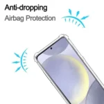 Samsung Galaxy S24 Plus Clear Case Heavy Duty Transparent TPU Bumper Shockproof Cover - Image 2