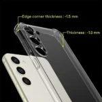 Samsung Galaxy S24 Plus Clear Case Heavy Duty Transparent TPU Bumper Shockproof Cover - Image 4
