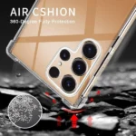 Samsung Galaxy S24 Ultra Clear Case Heavy Duty Transparent TPU Bumper Shockproof Cover - Image 6