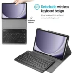Tab A9 Plus Keyboard Case – Black Wireless Bluetooth Cover - Image 2