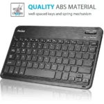Tab A9 Plus Keyboard Case – Black Wireless Bluetooth Cover - Image 4