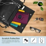 Tab A9 Plus Case – Red 360° Rotating Flip Stand Cover - Image 5