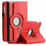 Tab A9 Plus Case – Red 360° Rotating Flip Stand Cover