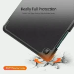 Galaxy Tab A9 Plus Case – Black Folio Magnetic Stand Cover - Image 2