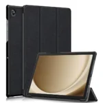 Galaxy Tab A9 Plus Case – Black Folio Magnetic Stand Cover