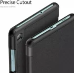 Galaxy Tab A9 Plus Case – Black Folio Magnetic Stand Cover - Image 5