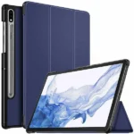 Samsung Galaxy Tab S8 11″ 2022 Blue Leather Magnetic Stand Shockproof Case