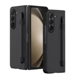 Samsung Galaxy Z Fold 6 Black S Pen Holder Hinge Protection Shockproof Case - Image 2