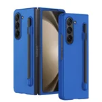 Samsung Galaxy Z Fold 6 Blue S Pen Holder Hinge Protection Shockproof Case - Image 6