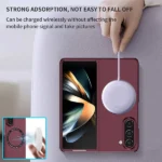 Samsung Galaxy Z Fold 5 5G Black MagSafe Magnetic Wireless Charging Case - Image 3