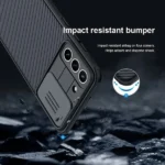 Nillkin Samsung Galaxy S22 Plus CamShield Case – Black - Image 6
