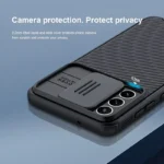 Nillkin Samsung Galaxy S23 Plus CamShield Slim Protective Case with Slide Camera Cover – Black - Image 5