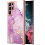 Samsung Galaxy S22 Ultra Marble Pink Slim Case