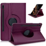 Samsung Galaxy Tab S8 Ultra 14.6 SM-X900/X906 Purple 360° Rotating Case - Image 3
