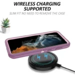 Samsung Galaxy S22 Ultra Defender Rugged Case – Purple - Image 3