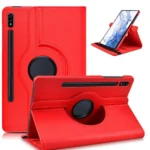 Samsung Galaxy Tab S8 11″ SM-X700/X706 Red 360° Rotating Leather Case - Image 3
