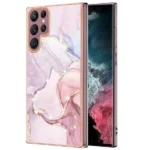 Samsung Galaxy S23 Ultra Marble Rose Gold Slim Case