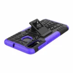 Samsung Galaxy A20 Purple Heavy Duty Tough Kickstand Shockproof Rugged Case - Image 6