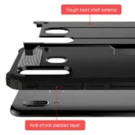 Samsung Galaxy A20 Black Shockproof Heavy Duty Rugged Armour Case - Image 4