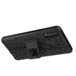 Samsung Galaxy A20s Black Heavy Duty Tough Kickstand Shockproof Rugged Case - Image 4