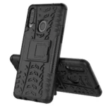 Samsung Galaxy A20s Black Heavy Duty Tough Kickstand Shockproof Rugged Case - Image 6