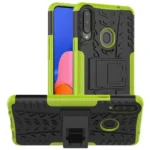 Samsung Galaxy A20s Green Heavy Duty Tough Kickstand Shockproof Rugged Case
