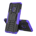 Samsung Galaxy A20s Purple Heavy Duty Tough Kickstand Shockproof Rugged Case - Image 5