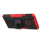 Samsung Galaxy A20s Red Heavy Duty Tough Kickstand Shockproof Rugged Case - Image 4