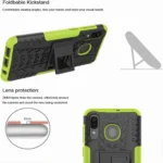 Samsung Galaxy A30 Green Heavy Duty Tough Kickstand Shockproof Rugged Case - Image 4