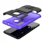 Samsung Galaxy A30 Purple Heavy Duty Tough Kickstand Shockproof Rugged Case - Image 5