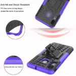 Samsung Galaxy A30 Purple Heavy Duty Tough Kickstand Shockproof Rugged Case - Image 6