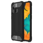 Samsung Galaxy A30 Black Shockproof Heavy Duty Rugged Armour Case