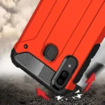Samsung Galaxy A30 Red Shockproof Heavy Duty Rugged Armour Case - Image 3