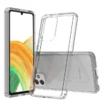 Samsung Galaxy A33 5G Crystal Clear Heavy Duty Transparent TPU Bumper Shockproof Case Cover - Image 2