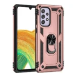 Samsung Galaxy A33 5G Rose Gold Magnetic Ring Rugged Shockproof Case Cover