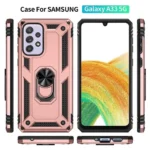 Samsung Galaxy A33 5G Rose Gold Magnetic Ring Rugged Shockproof Case Cover - Image 6